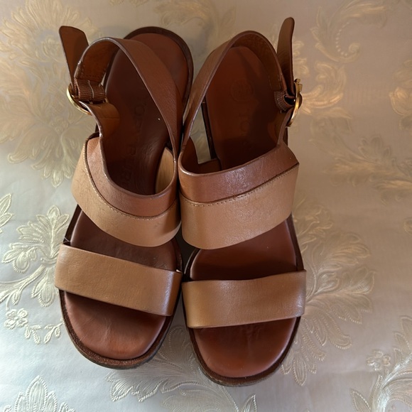 Size 5M TORY BURCH
Leather Slingback Sandals - Picture 9 of 10